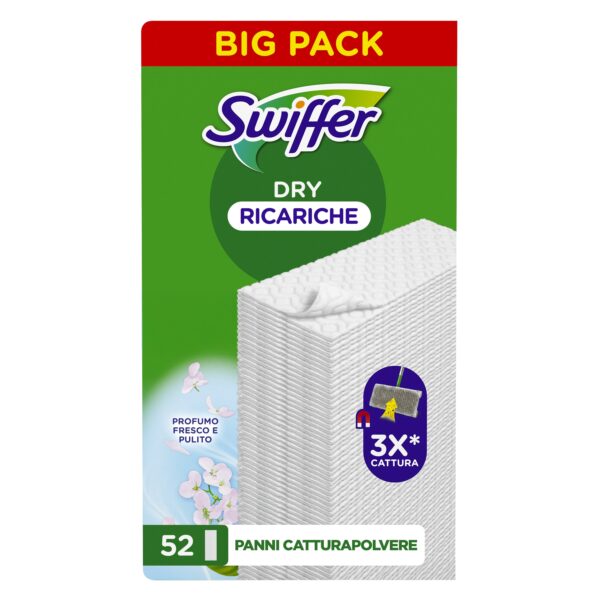Vloerwisdoekjes swiffer navulling droge doekjes 52 | 3 stuks