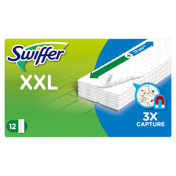 Swiffer navulling xxl droge doekjes 12 stuks