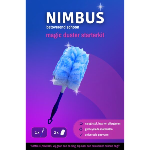 Duster Nimbus starterskit 1 houder en 2 dusters