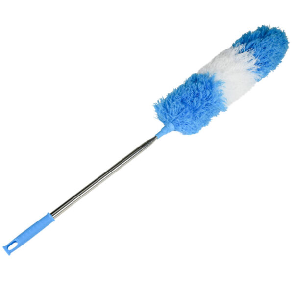Benson Plumeau uitschuifbaar - met telescoopsteel - 248 cm - microvezel - buigbaar